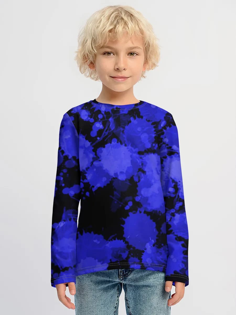 Boys' cotton long sleeve shirt