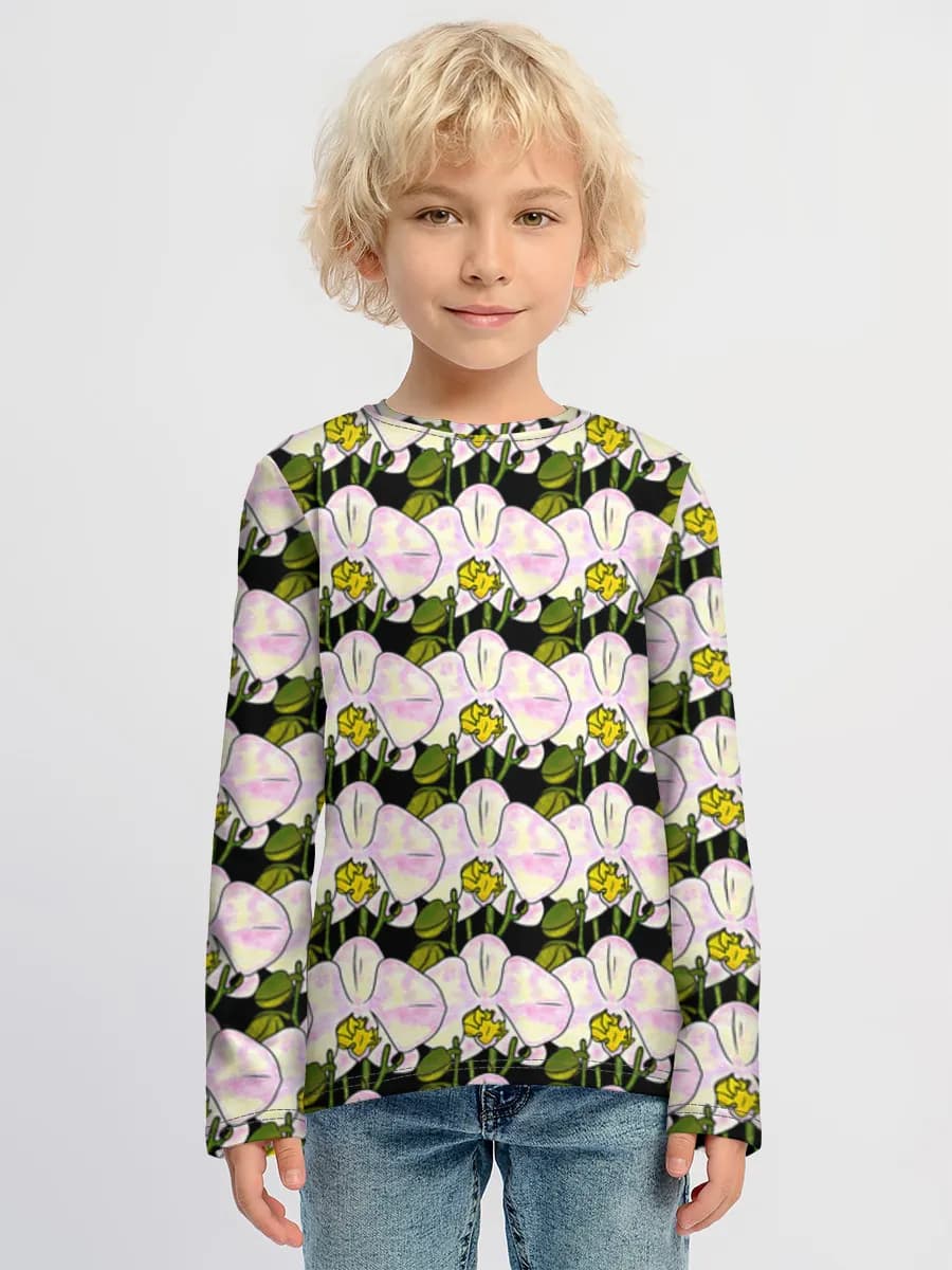 Camiseta Manga Larga de Algodón Niño