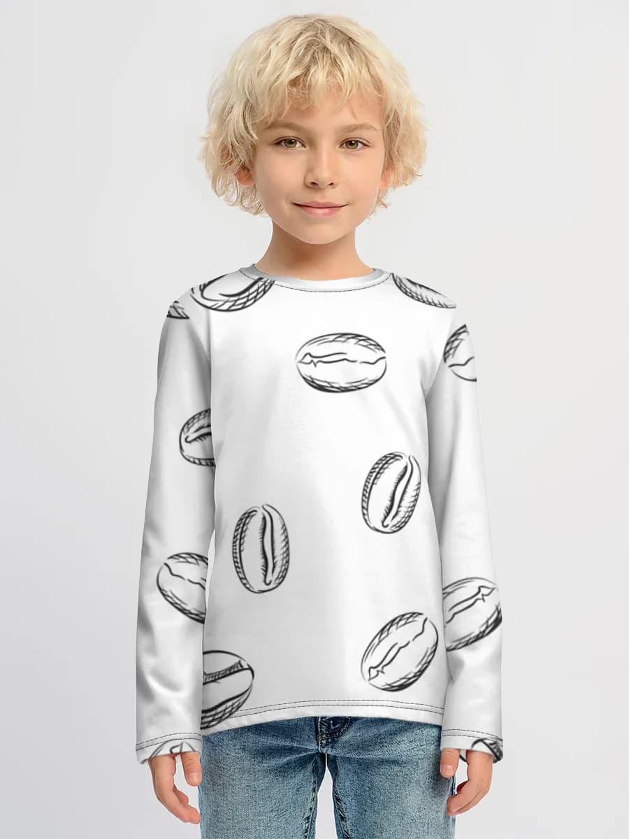 Boys' cotton long sleeve shirt