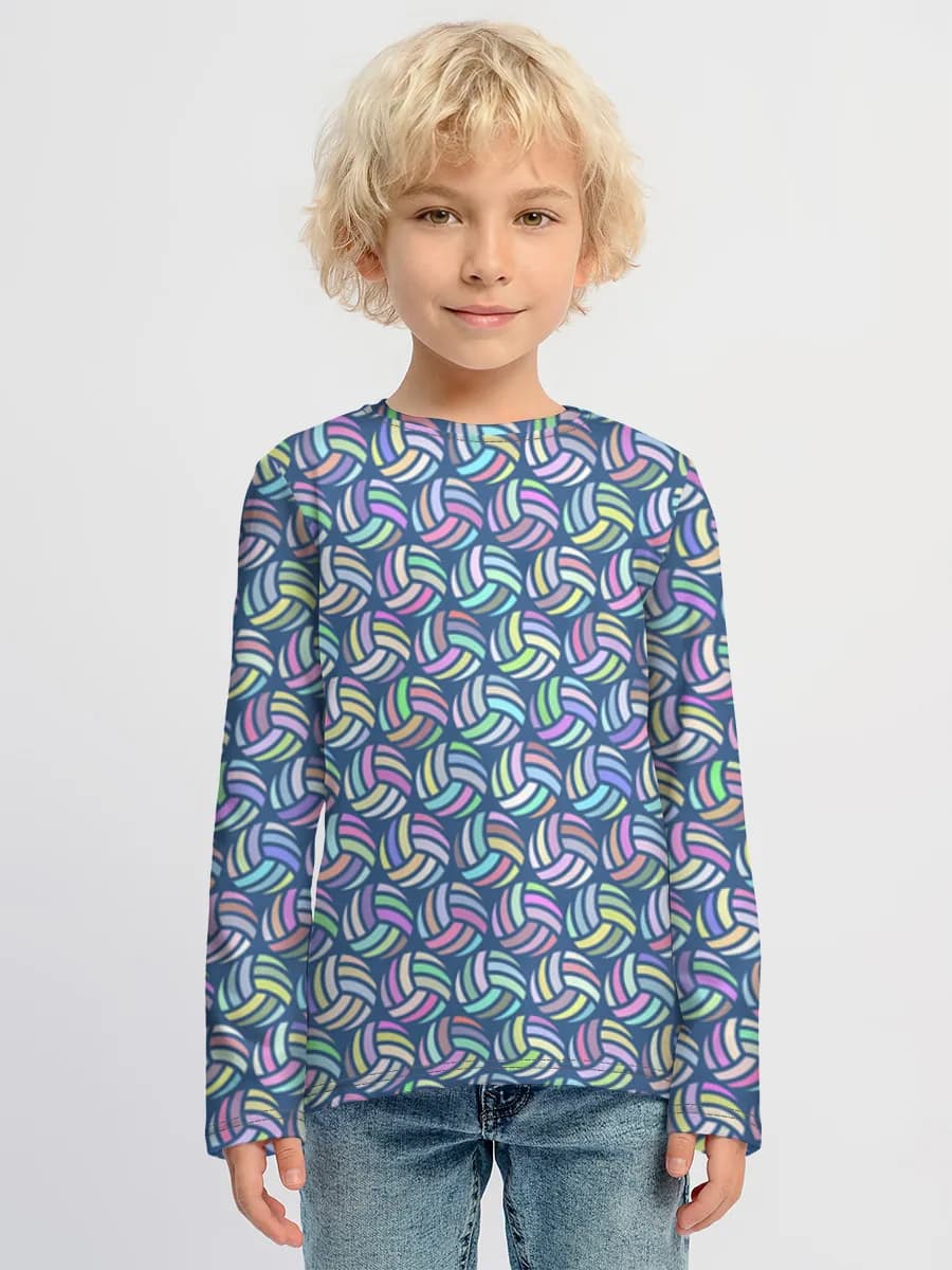 Boys' cotton long sleeve shirt
