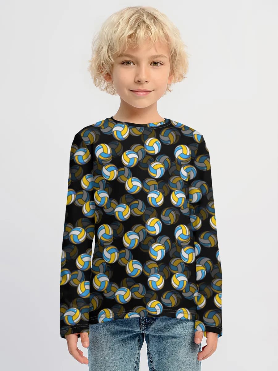 Boys' cotton long sleeve shirt