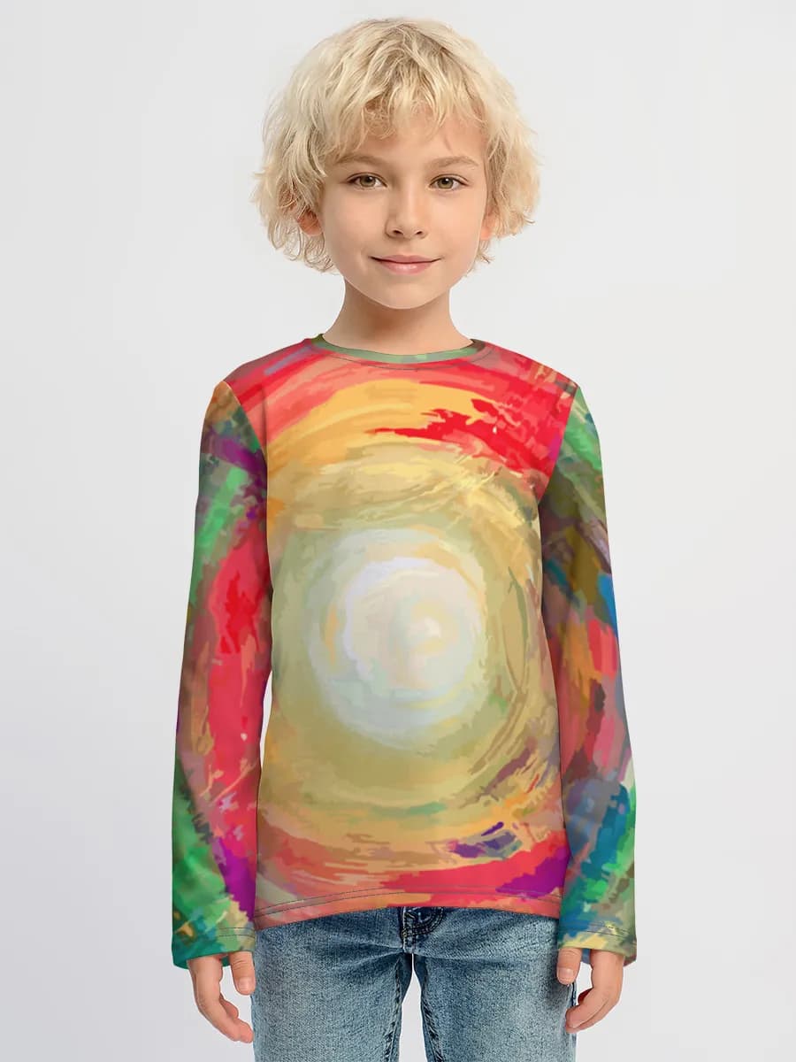T-shirt manches longues coton garçon