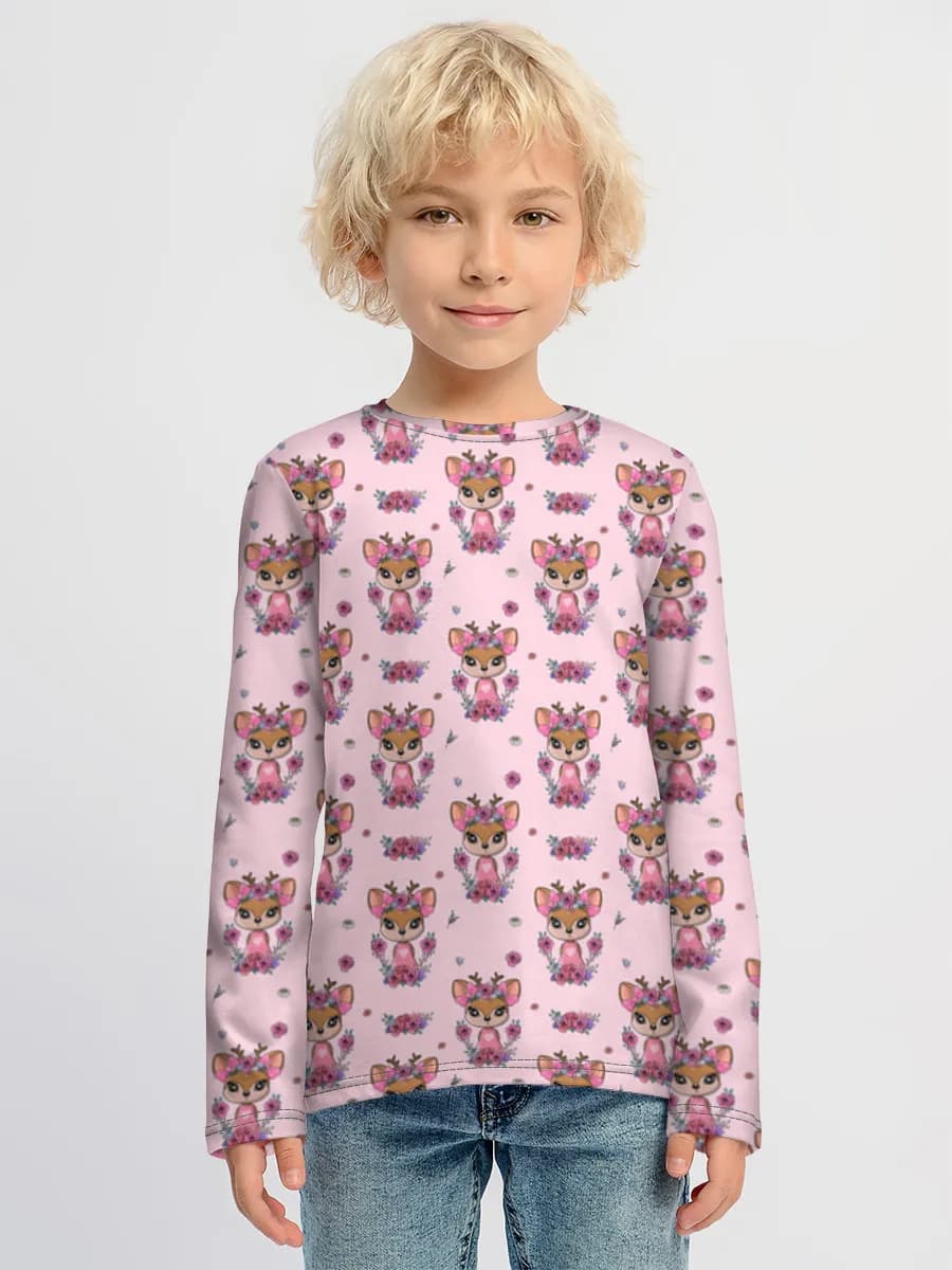T-shirt manches longues coton garçon