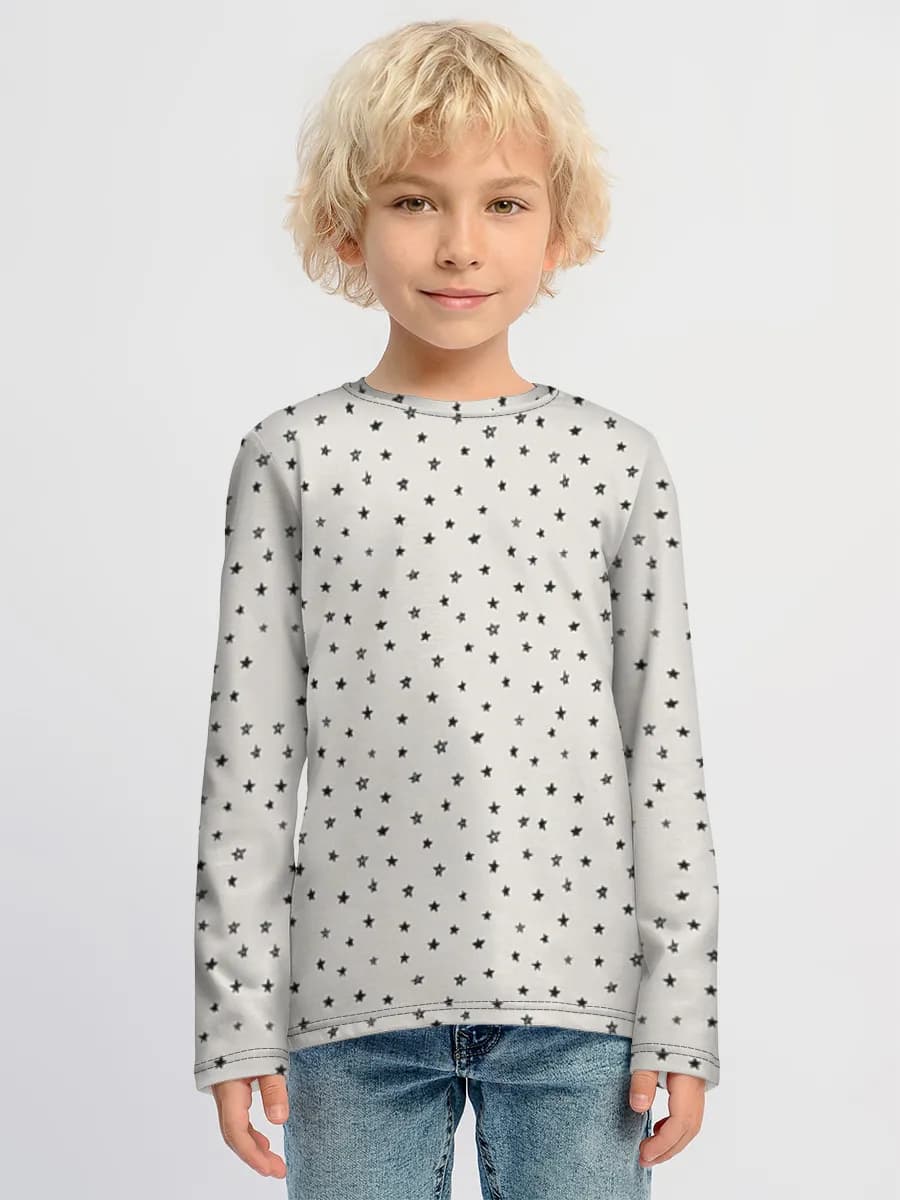 T-shirt manches longues coton garçon