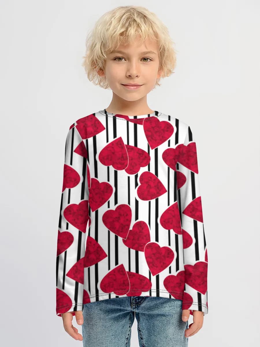 Camiseta Manga Larga de Algodón Niño