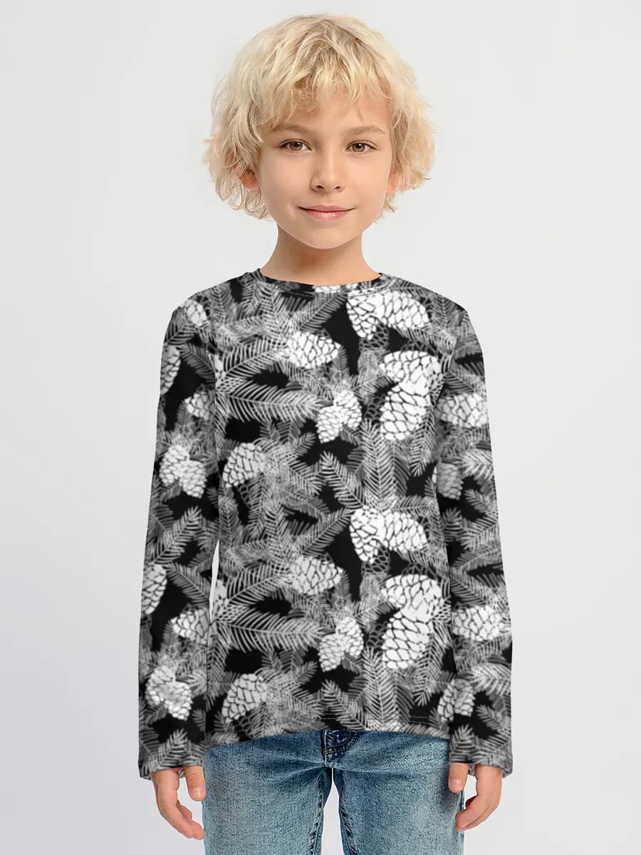 Camiseta Manga Larga de Algodón Niño