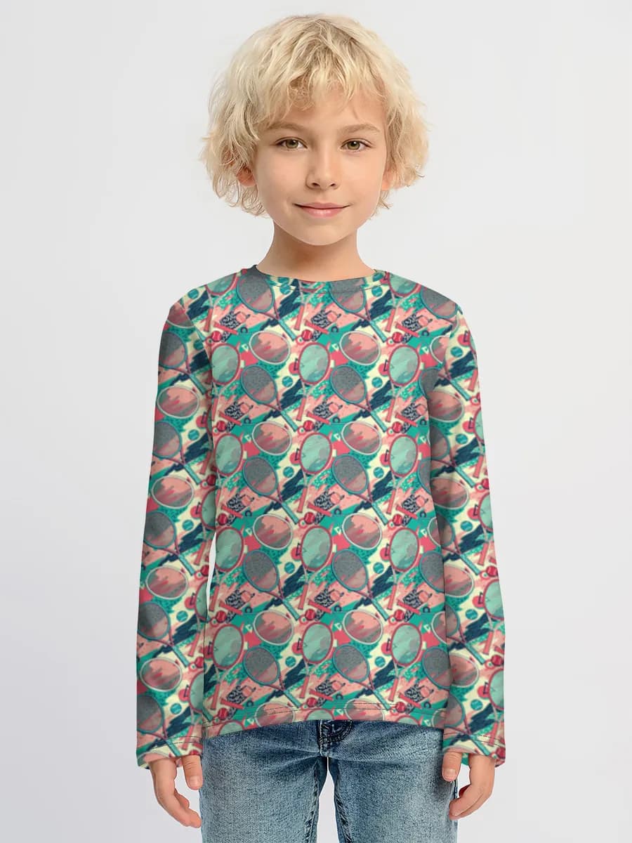 T-shirt manches longues coton garçon