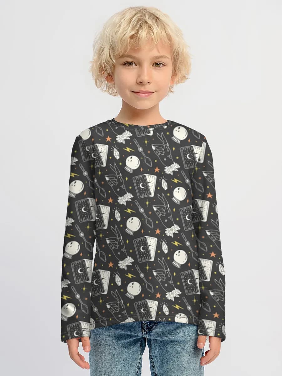 Boys' cotton long sleeve shirt