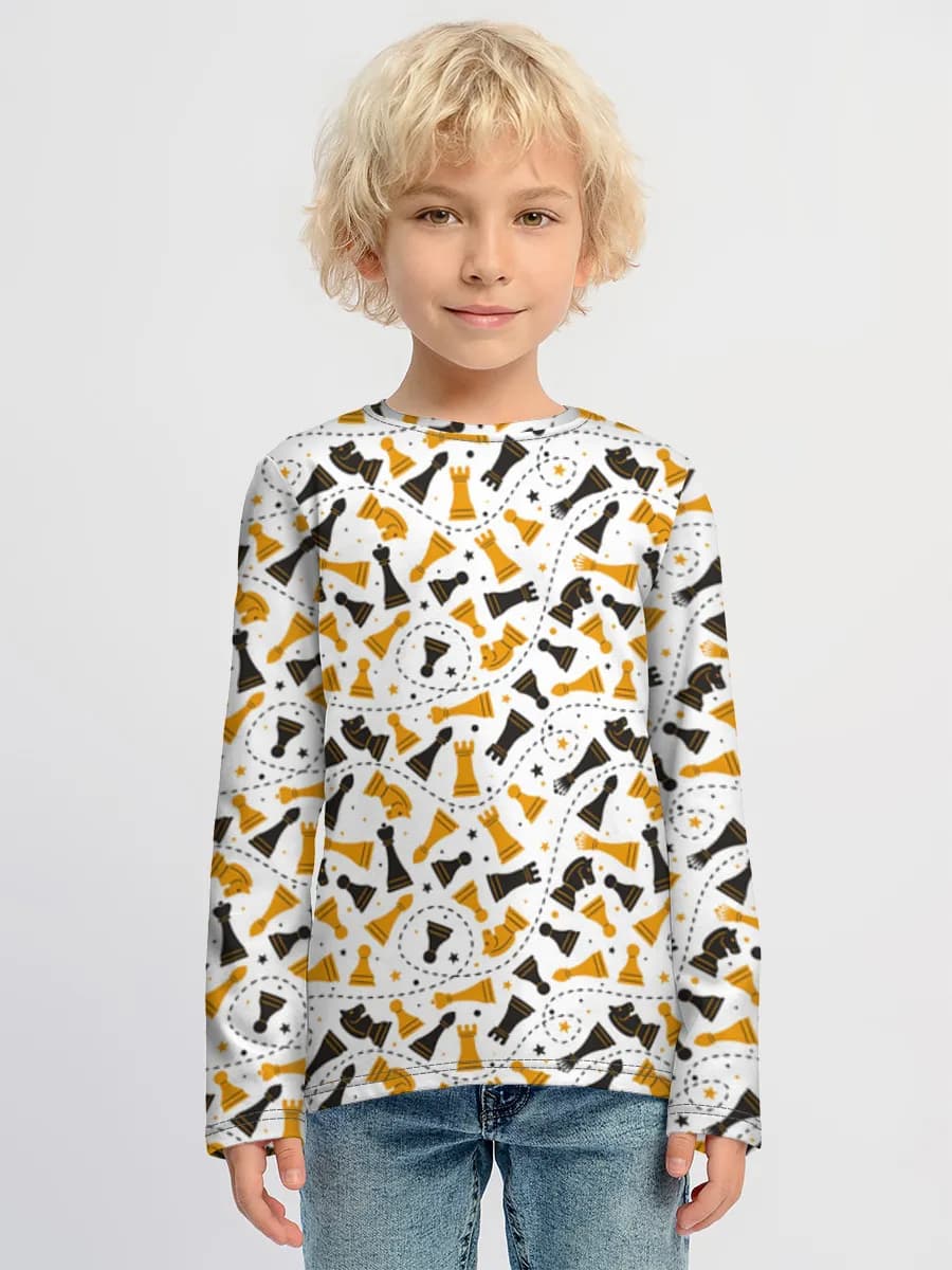 Camiseta Manga Larga de Algodón Niño