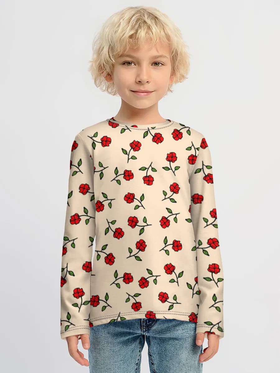 T-shirt manches longues coton garçon