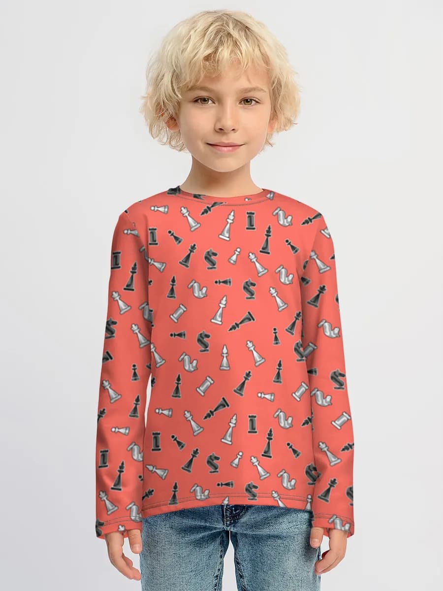 Camiseta Manga Larga de Algodón Niño