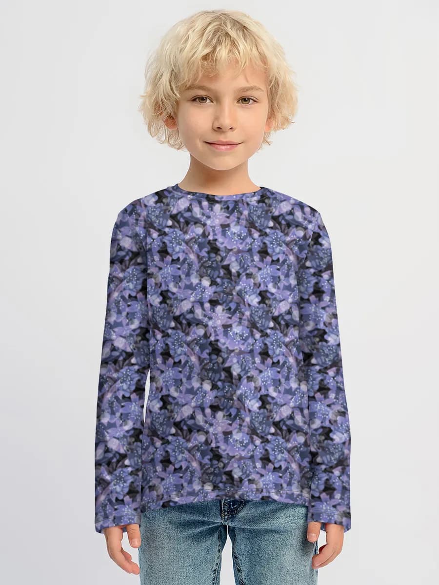 Boys' cotton long sleeve shirt