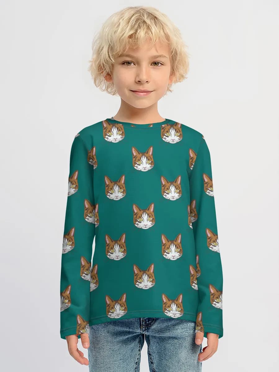 T-shirt manches longues coton garçon