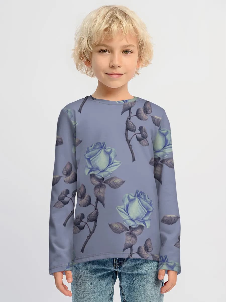 Camiseta Manga Larga de Algodón Niño