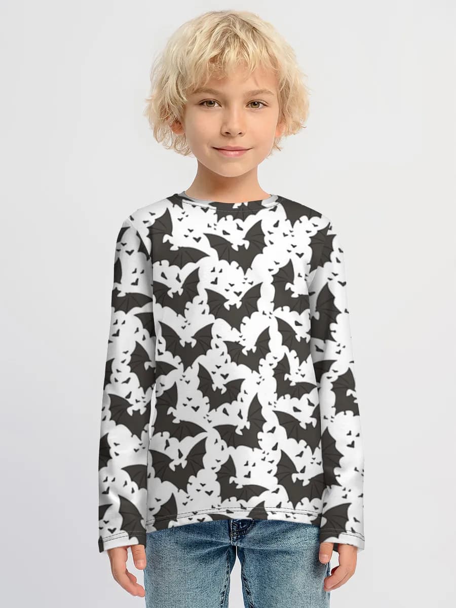 T-shirt manches longues coton garçon