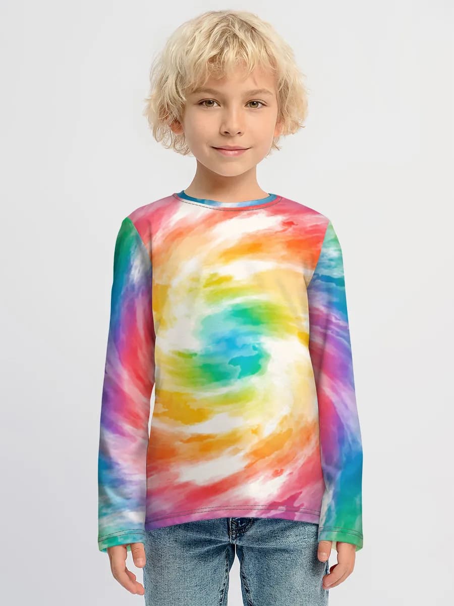 Baumwoll-Langarmshirt Jungen
