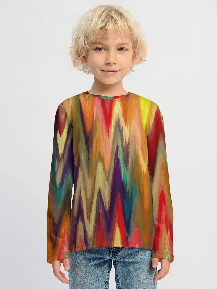 Camiseta Manga Larga de Algodón Niño