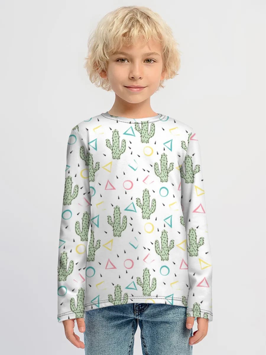 T-shirt manches longues coton garçon