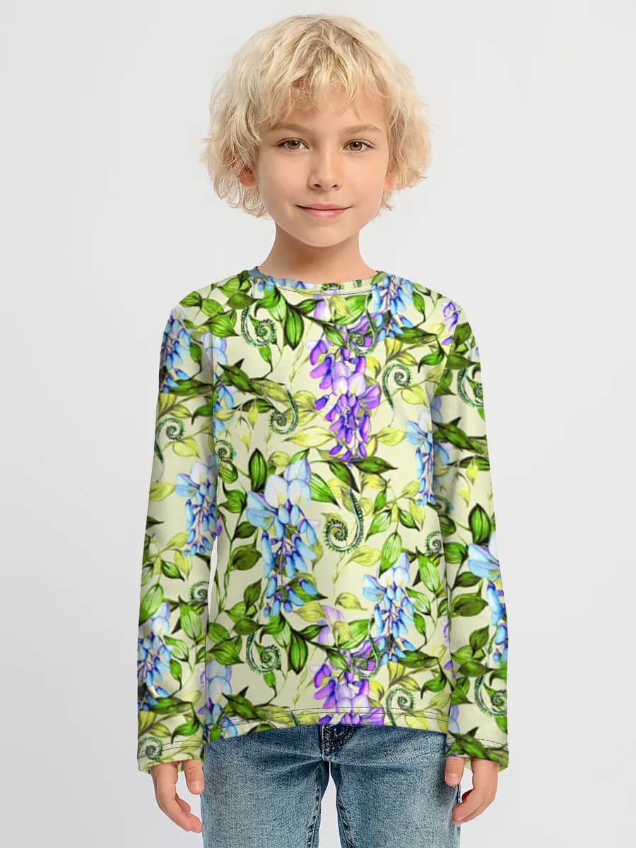 T-shirt manches longues coton garçon