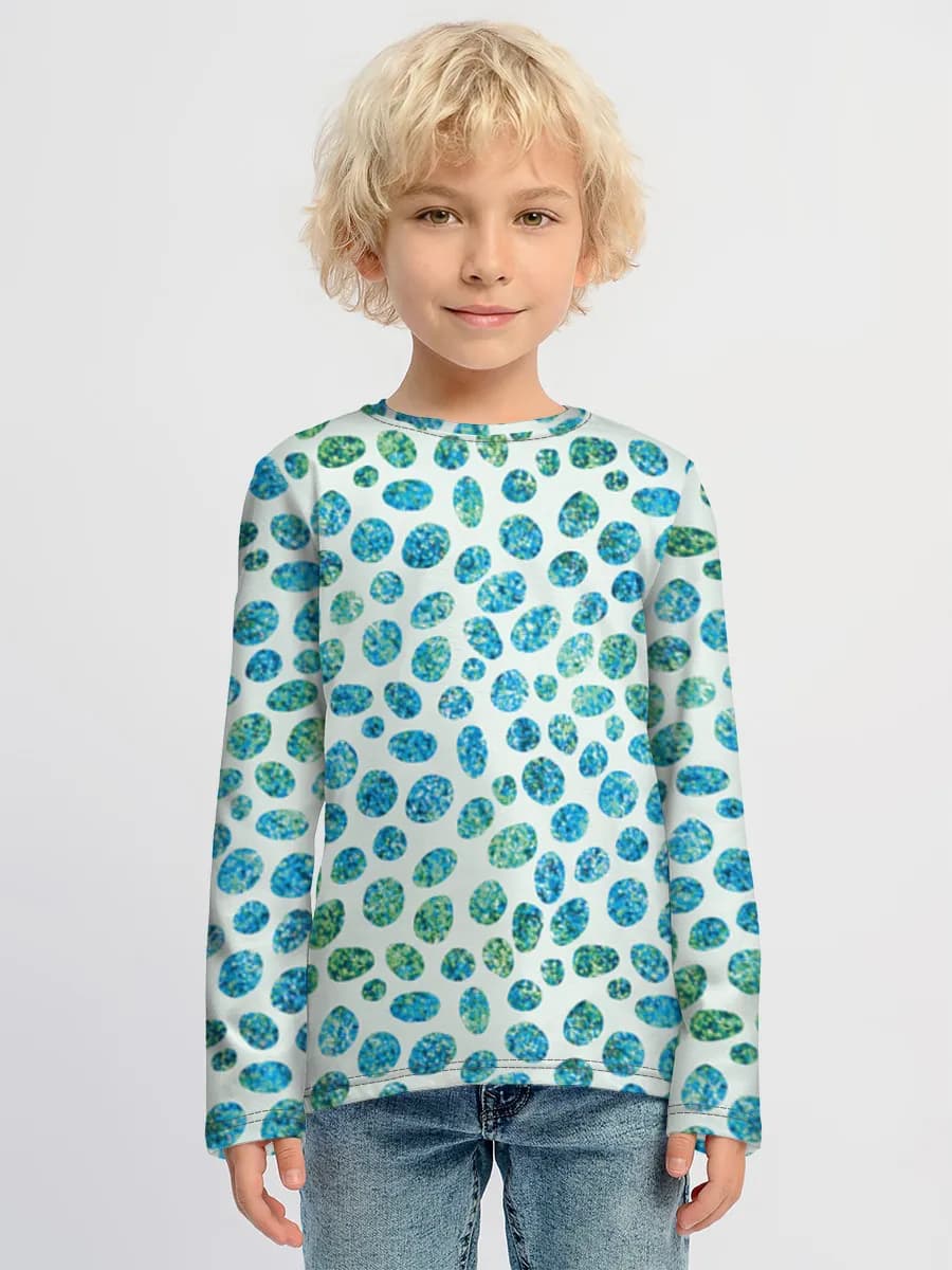 Boys' cotton long sleeve shirt