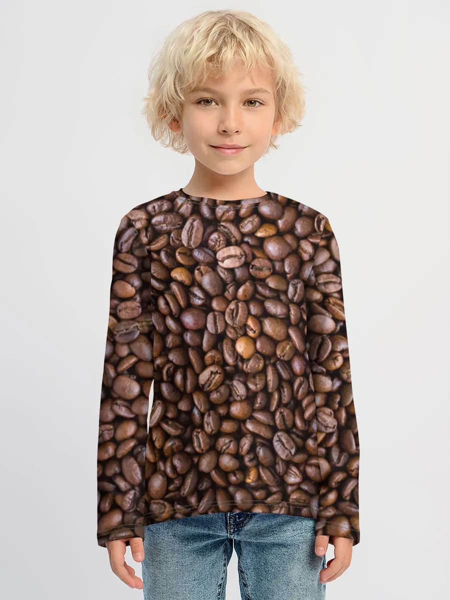 Boys' cotton long sleeve shirt