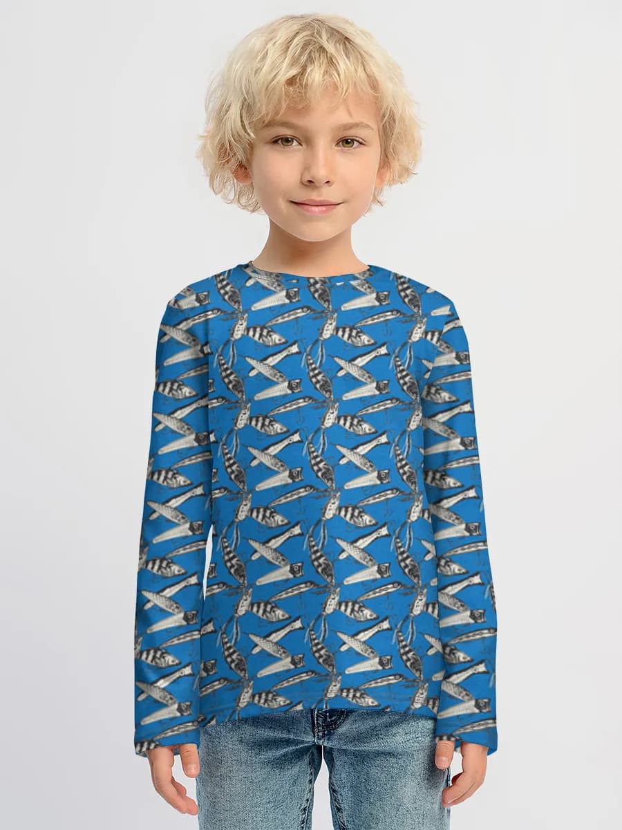 T-shirt manches longues coton garçon