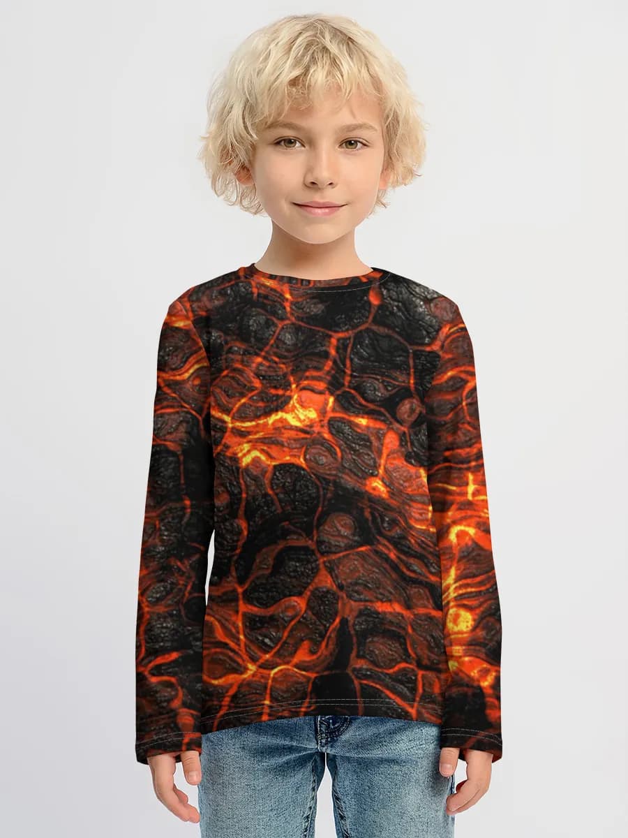 Camiseta Manga Larga de Algodón Niño
