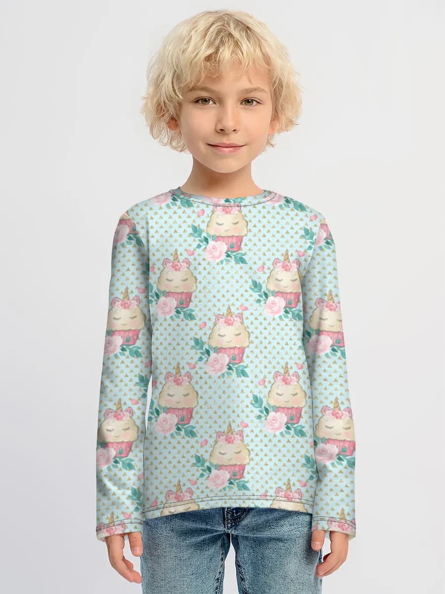 T-shirt manches longues coton garçon