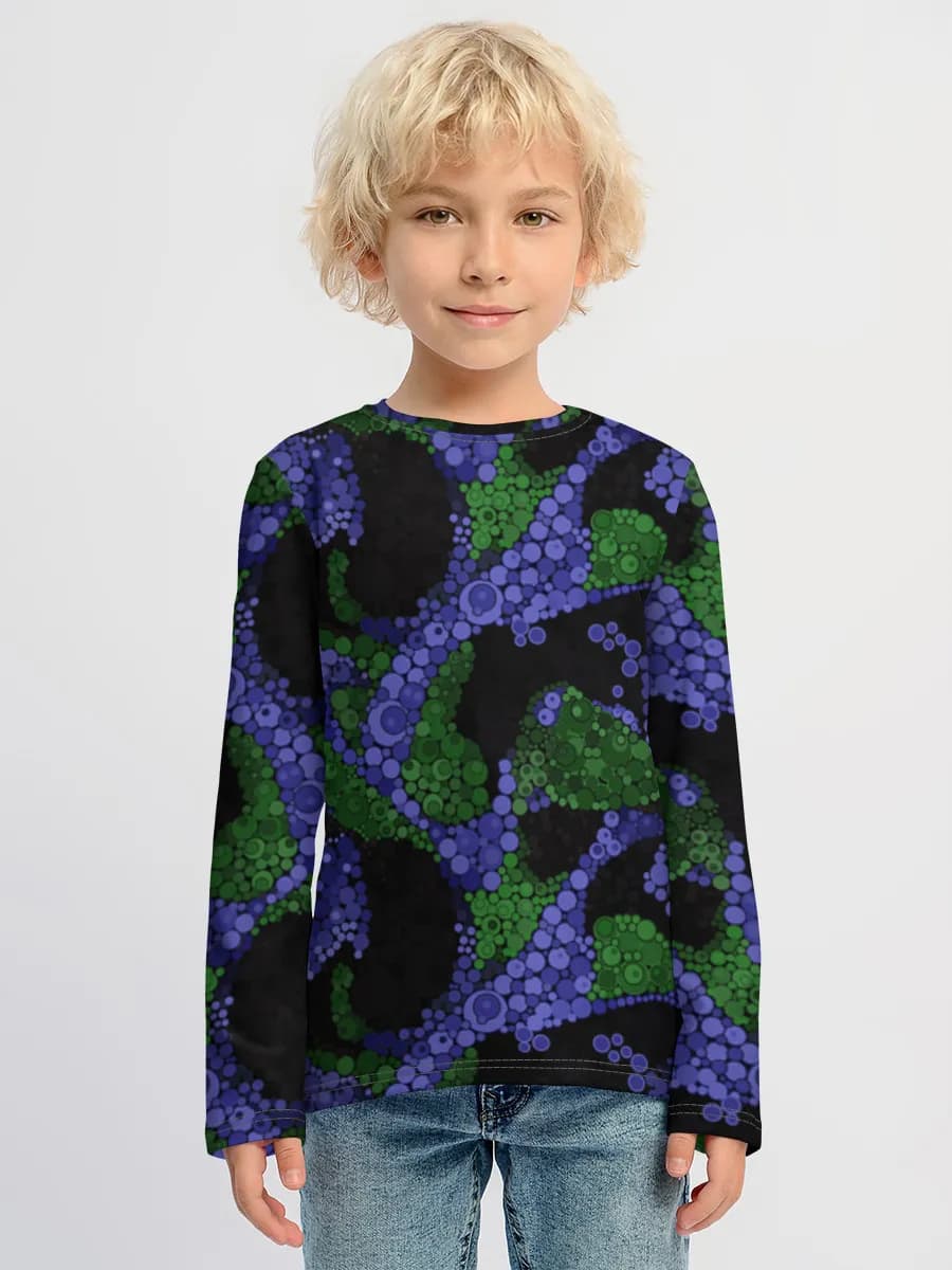 Boys' cotton long sleeve shirt