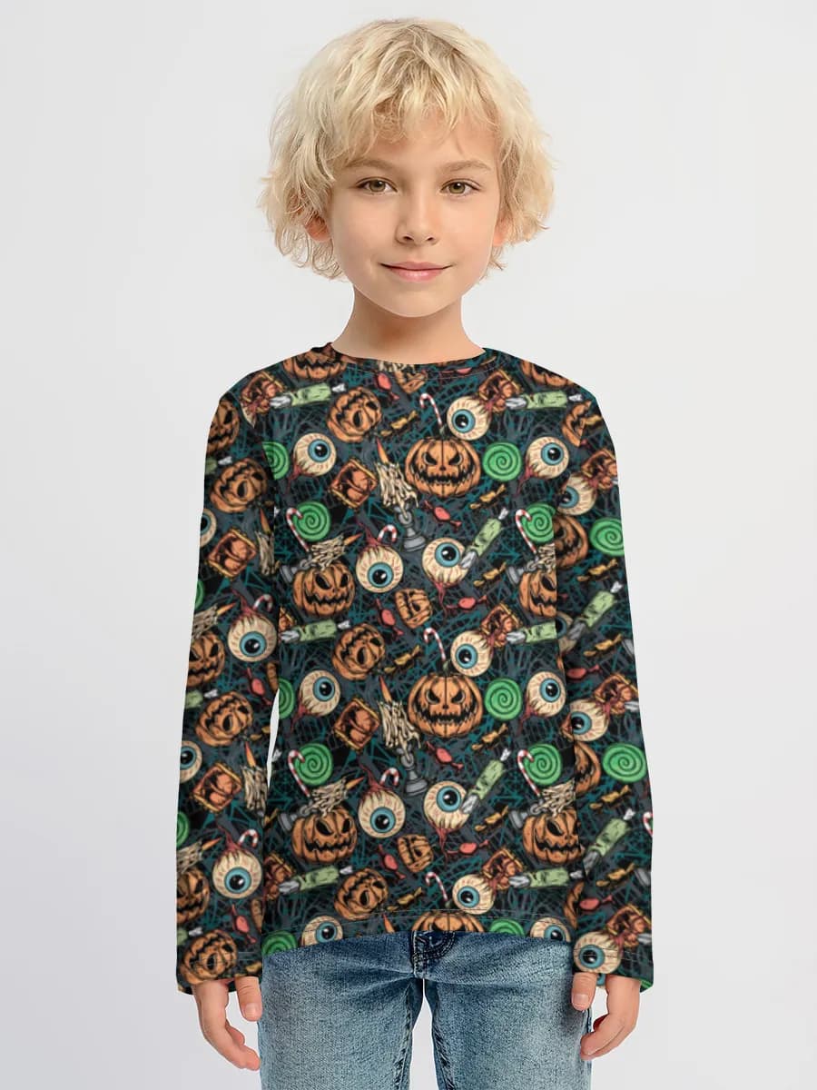 T-shirt manches longues coton garçon