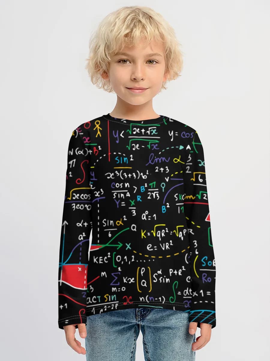 Camiseta Manga Larga de Algodón Niño