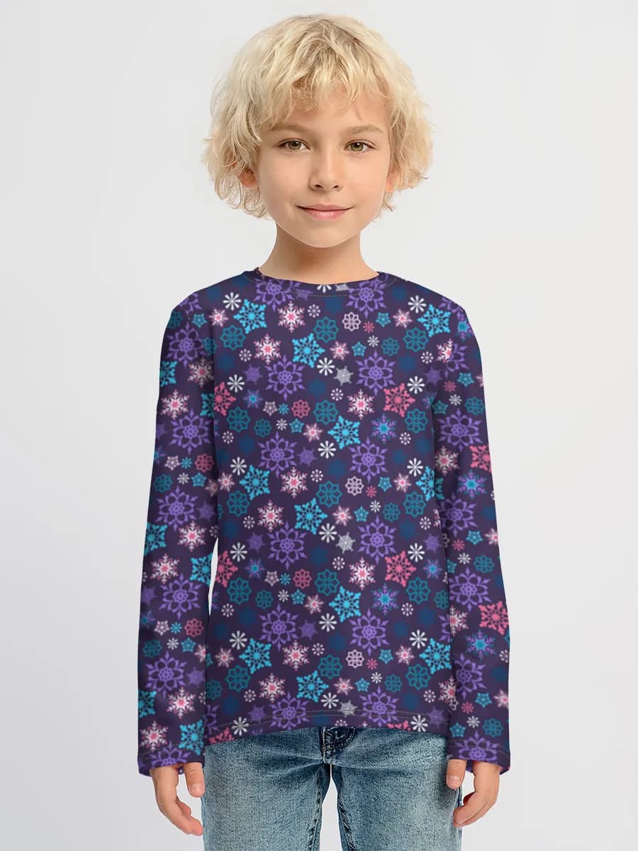 Boys' cotton long sleeve shirt