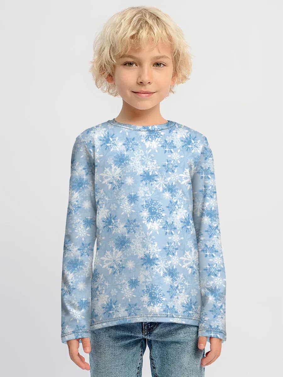 Boys' cotton long sleeve shirt