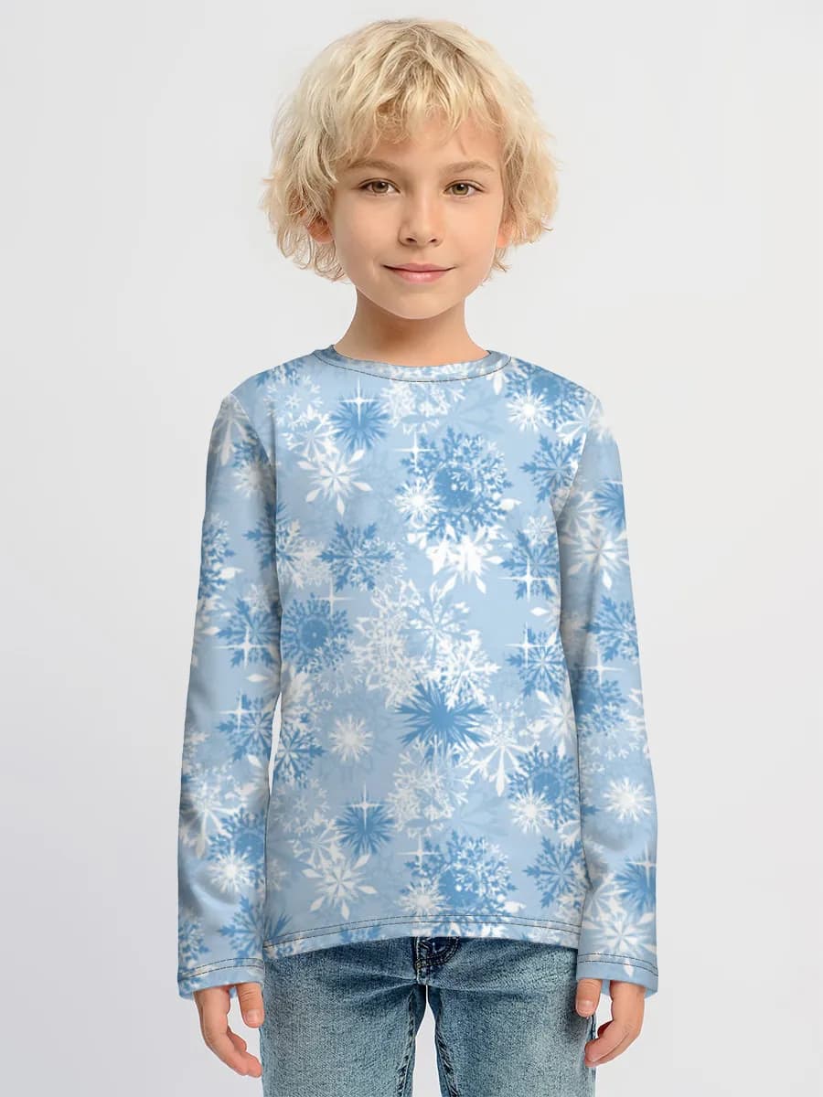 Boys' cotton long sleeve shirt