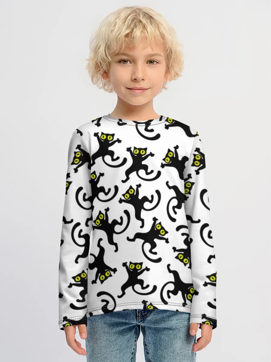 T-shirt manches longues coton garçon