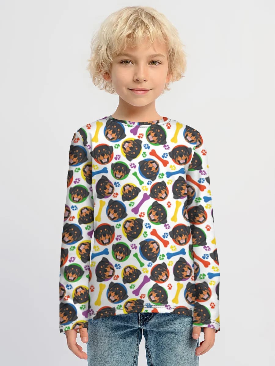 T-shirt manches longues coton garçon