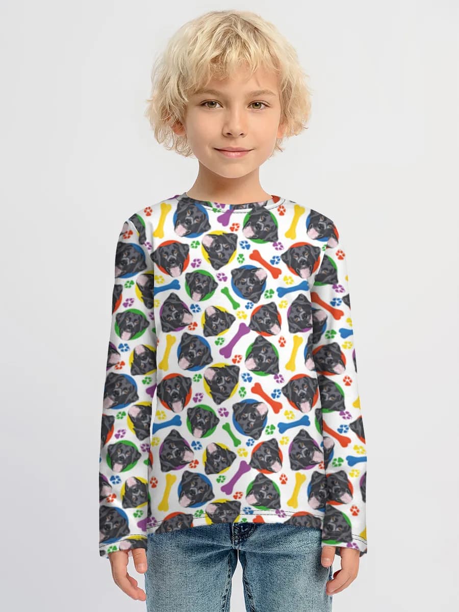 T-shirt manches longues coton garçon