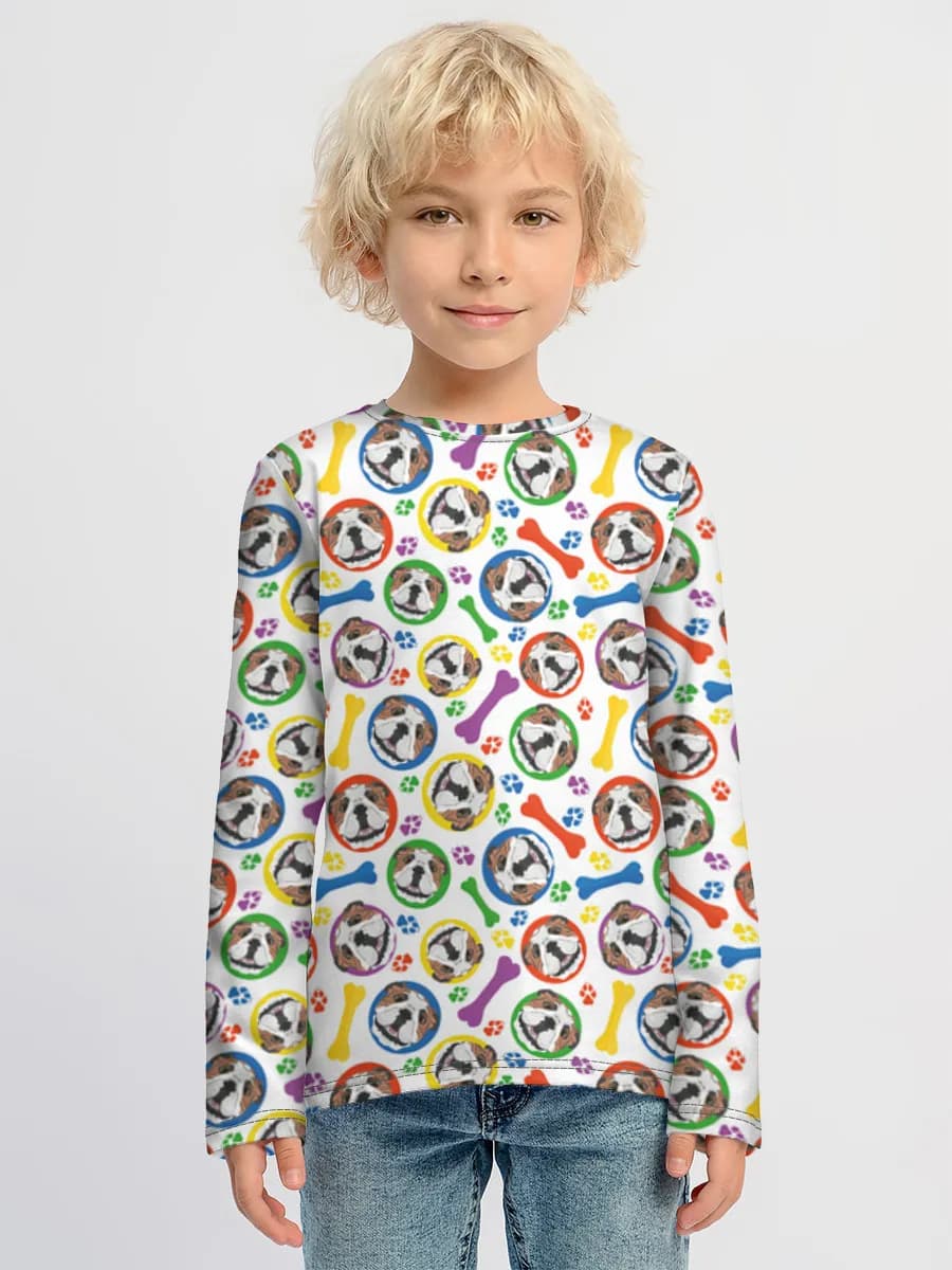T-shirt manches longues coton garçon