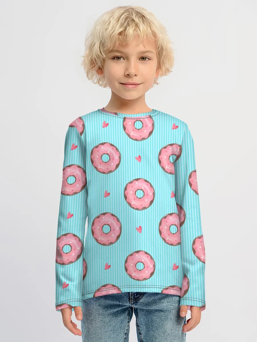 Camiseta Manga Larga de Algodón Niño