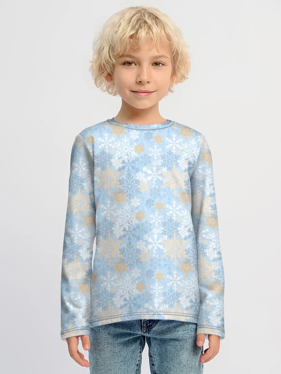Boys' cotton long sleeve shirt