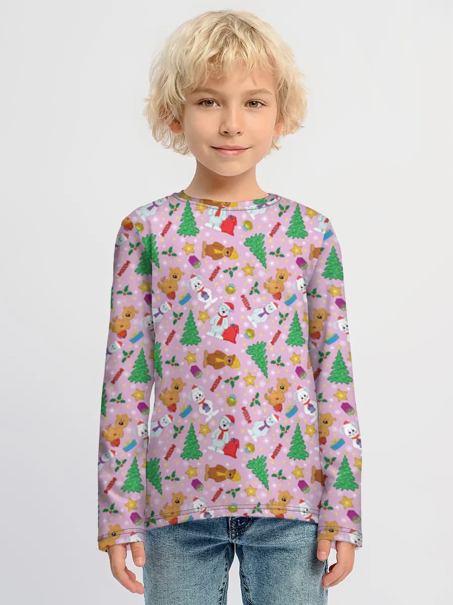 T-shirt manches longues coton garçon