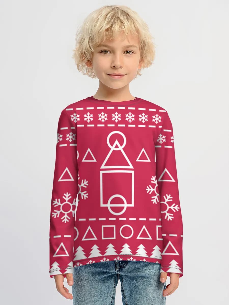 Boys' cotton long sleeve shirt