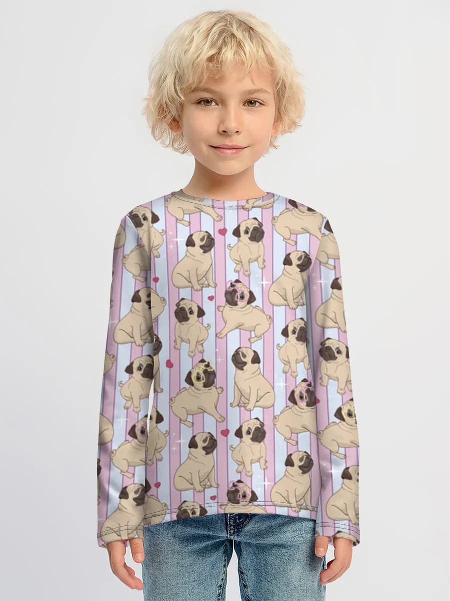 T-shirt manches longues coton garçon