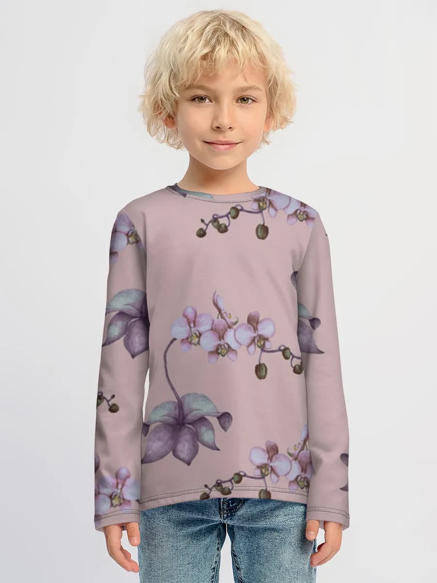 Camiseta Manga Larga de Algodón Niño