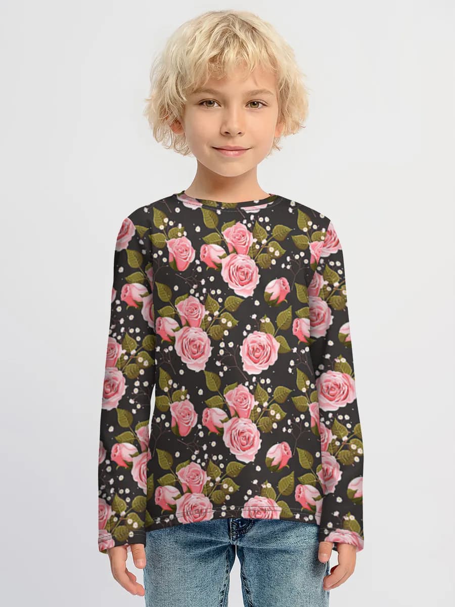 T-shirt manches longues coton garçon