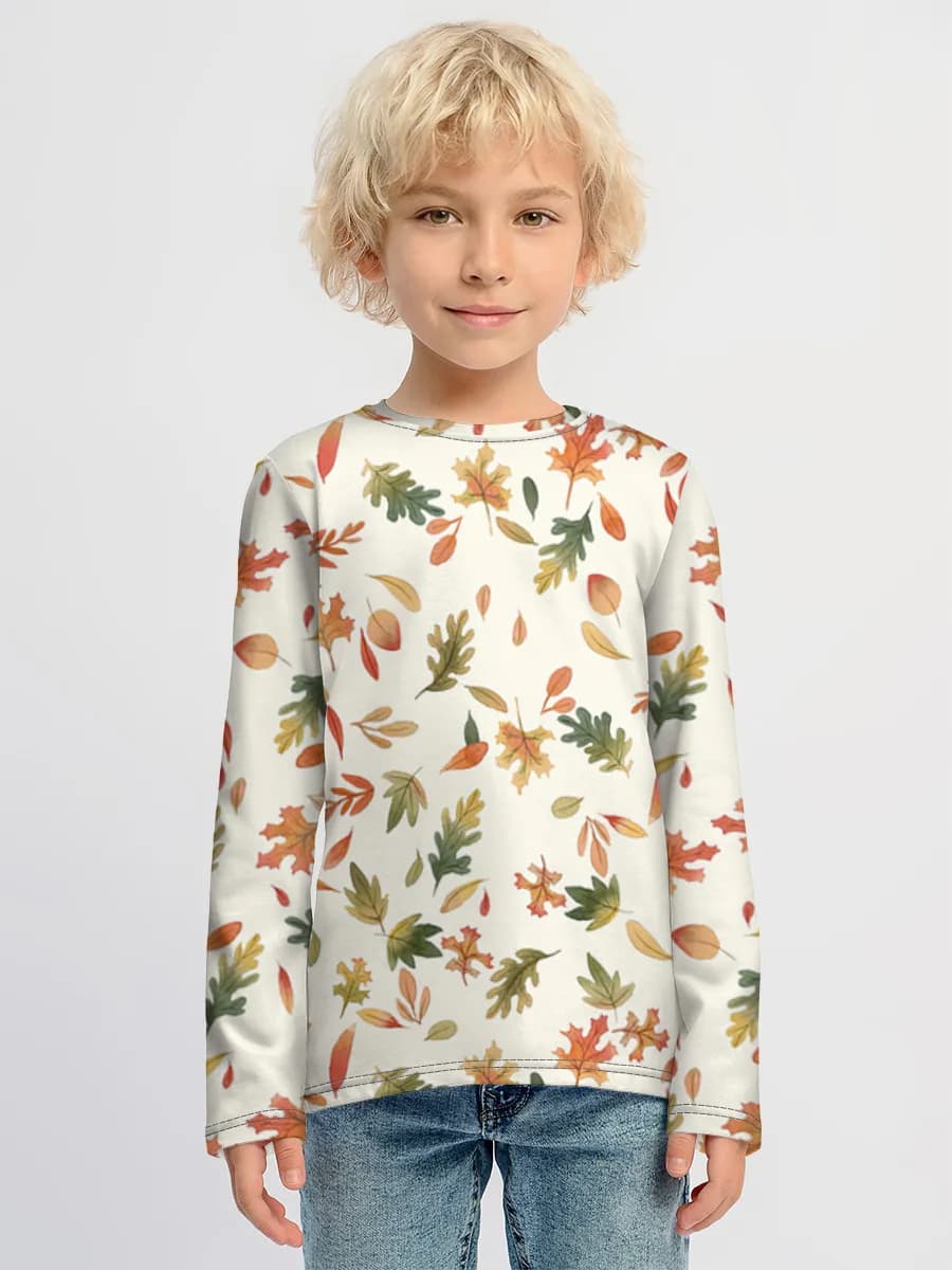 T-shirt manches longues coton garçon