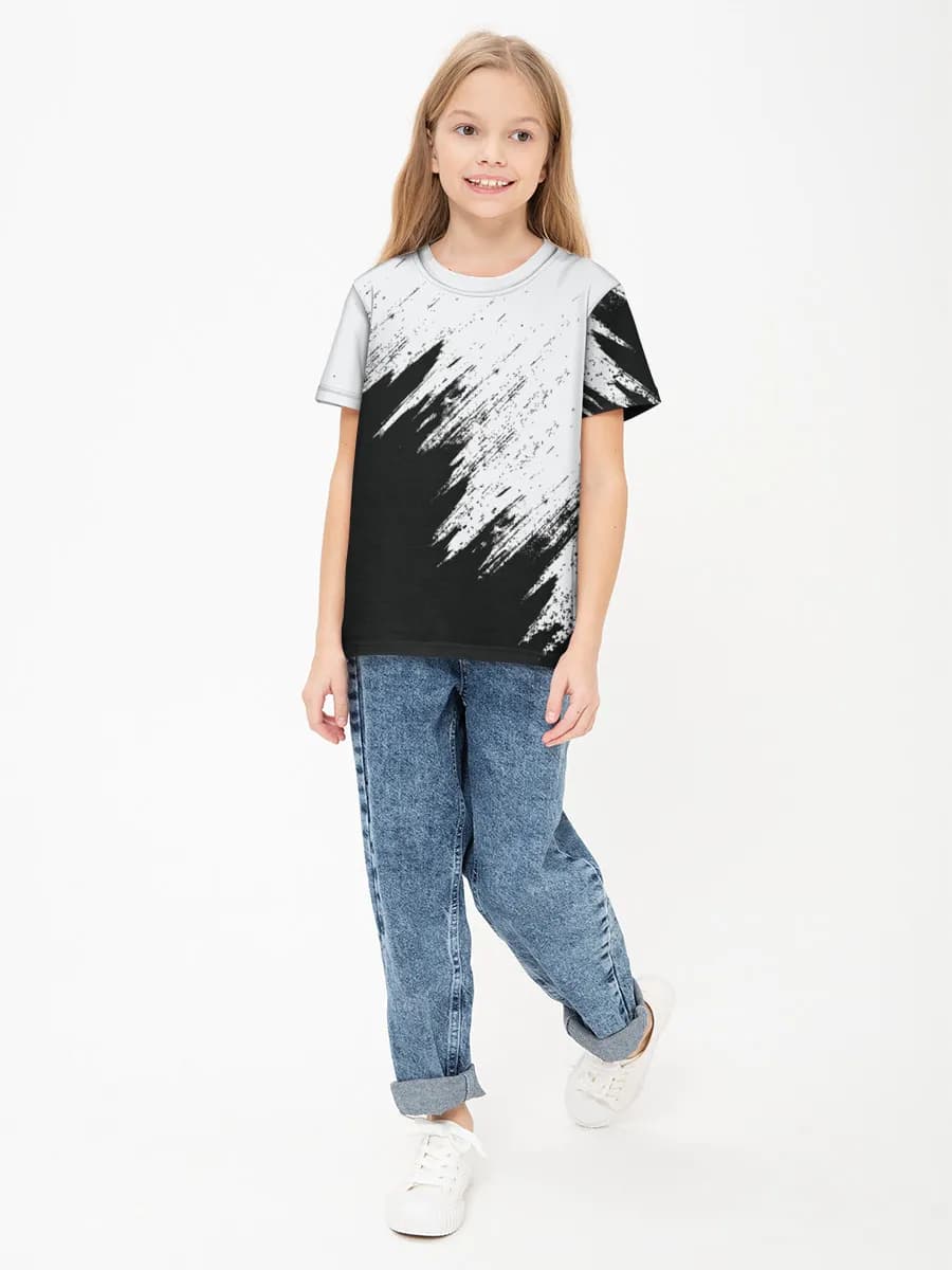 Camiseta Básica de Algodón Niña