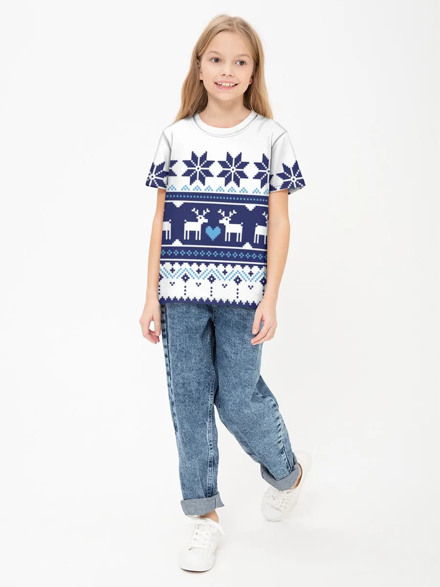 T-shirt coton basique fille