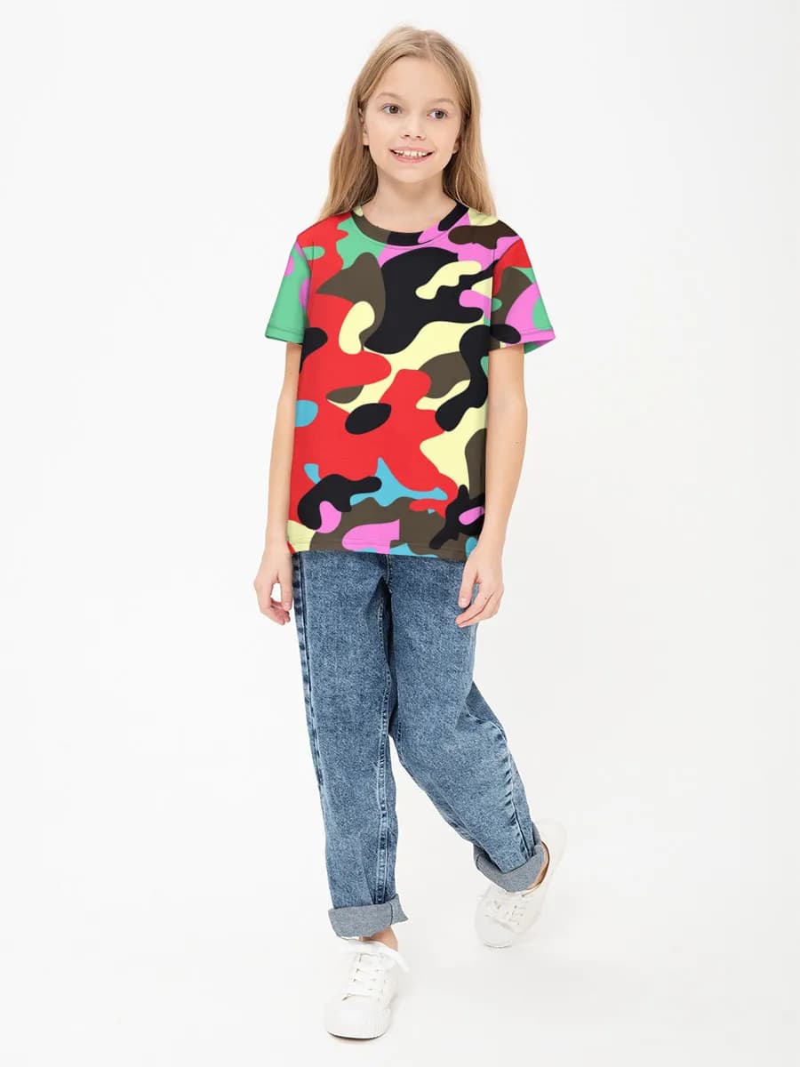 T-shirt coton basique fille