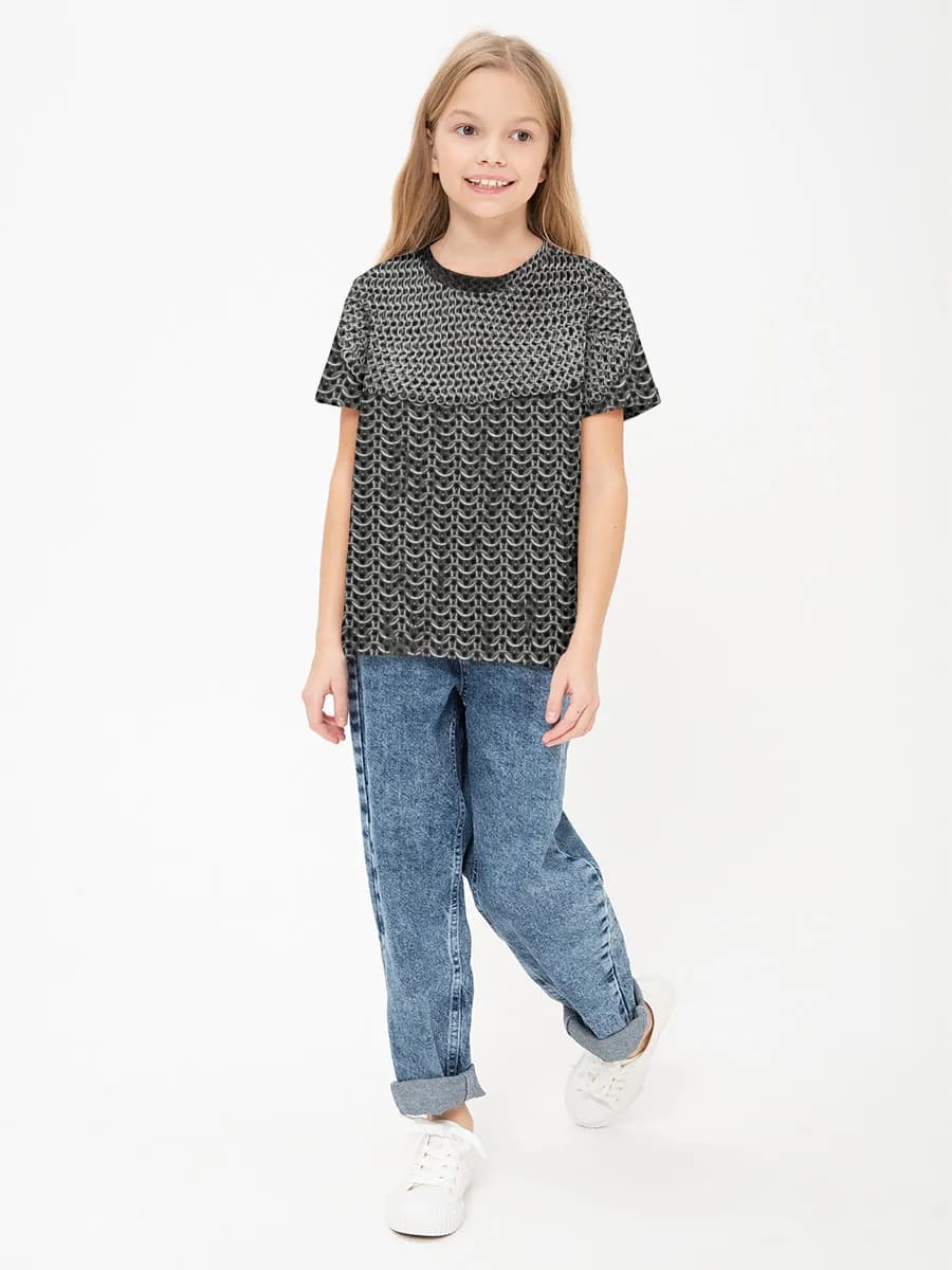 Camiseta Básica de Algodón Niña